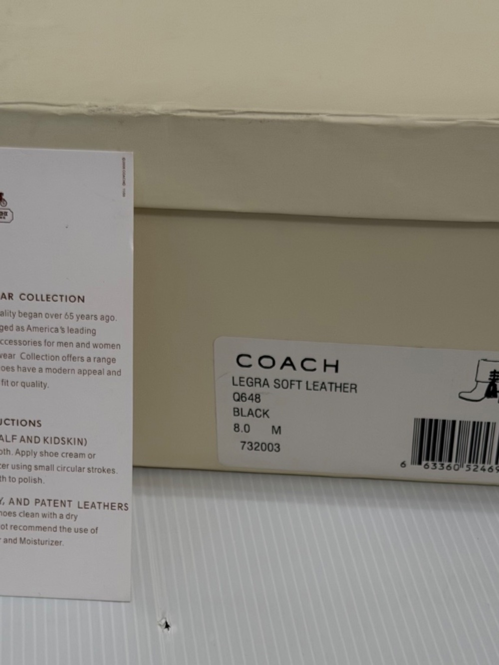 Coach "Legra" Soft Leather Tassel Boots - Size 8 - OG Box Included - Picture 10 of 12